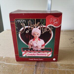 CARLTON CARDS "I Love Lucy" Candy Factory Antics Christmas Ornament "BIN B"